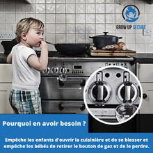 Charger l&#39;image dans la galerie, Oven button secure - Grow Up Secure
