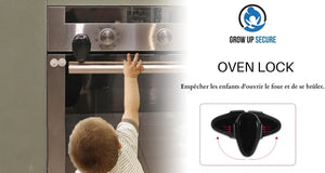 Oven Safety — Loquet de sécurité pour four - Grow Up Secure